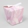 Bonbonniere box, gift packaging, “textures”, 7.5 x 8 x 7.5 cm