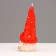 Spend of decorative "Fairytale Dwarf", 5.2x5.8x13.2 cm, red
