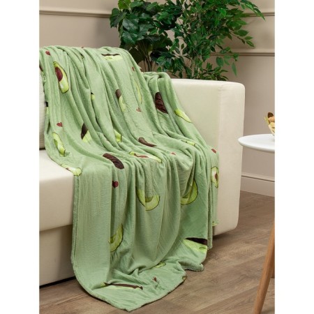 Texrepublic blanket, size 150x200 cm, green color