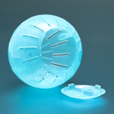 A ball for rodents 10 cm, blue-1