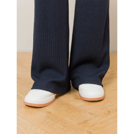Female trousers, size 48, dark blue color-4