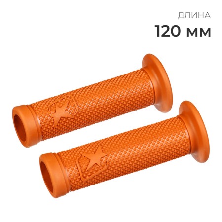 Grips 120 mm, inner diameter 24 mm, color is light brown