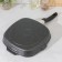 Granit Ultra Grille pan, 26 × 26 cm, removable handle, glass cover, anti-stick coating, black color