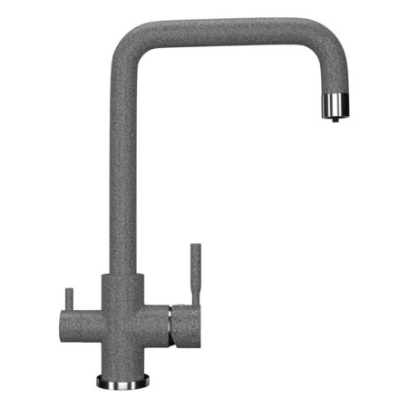 Kitchen mixer Ulgran u019-309, dark gray color