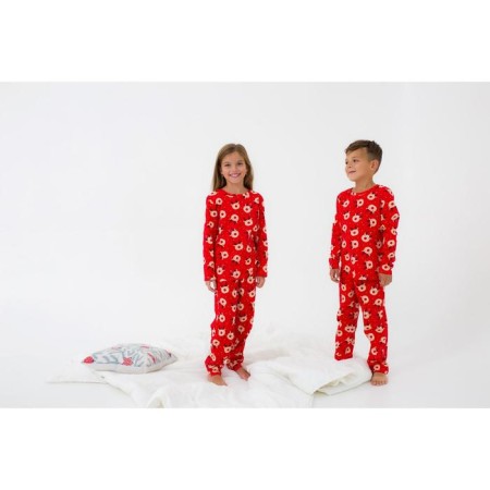 New Year. Pajama Children's KAFTAN "Happy New Year" R.28 (86-92)-5