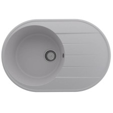 Мойка кухонная кварцевая Ulgran Quartz Nora 750, 750х500 мм, цвет 04 платина