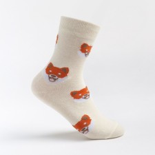Children's socks, dairy color/dog print, size 14