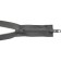 Tractor lightning T10 (6 mm), two locks, length 70 cm, color gray color