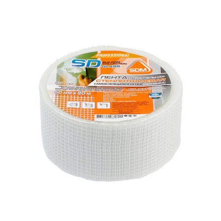 Construction grid SD-Glass Professional, 50 mm x 20 m, self-adhesive-1