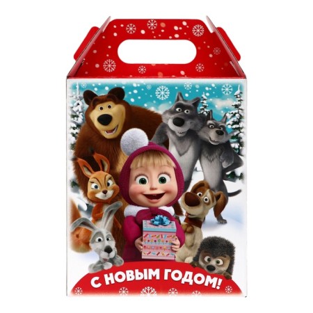 New Year. Gift set of sweets "Masha and the bear, 1000 g-2