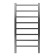 Terminus heated towel rail "Vatican" P8, 400x850 mm, right, chrome