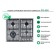 Hon surface MBS PG-605, gas, 4 burners, mechanical. Management, silver