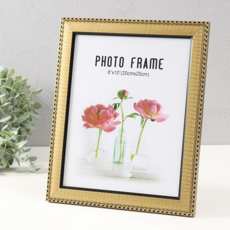 Photo frame plastic 20x25 cm "Tanzania" gold 28.9x23.9x1 cm-1
