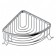 Carbon-angular shell sheet 19 cm chrome artwelle