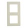 Frame Legrand Etika 672512, double, ivory