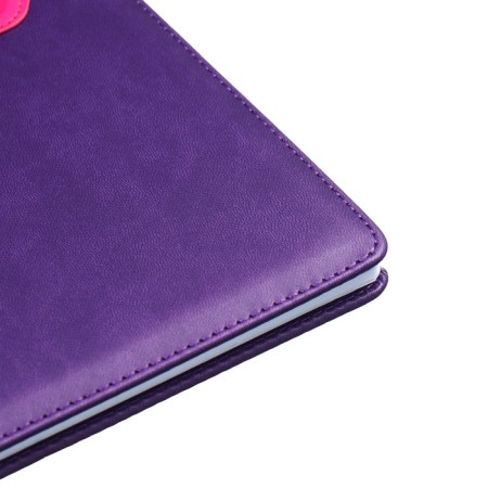 School diary for grades 5-11, PVC cover, Neon, purple-3