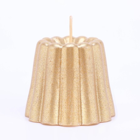 Figure candle "Ball facet", 6.5x6.5 cm, bronze-3
