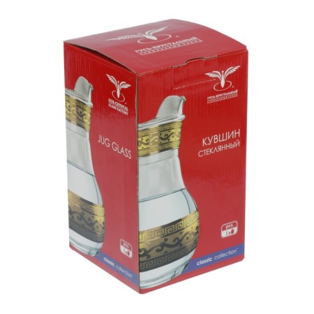 Greek pattern jug for water, 1 liter-3