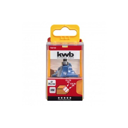 Figure cutter with a bearing kwb, hm, r 4.79 mm, d = 25.7 mm, shank d = 8 mm-1