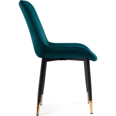 SEDA 1 Metal/velor, black/green 52x60x87 cm stool-2