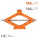 Rommbic jack Airline, 1.5 t, lifting height 105-380 mm, in bag