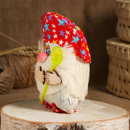Brownie amulet, with a spoon, 20 cm, mix-1