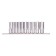 Set of end heads Stels 13604, 3/8 ", hexagonal, elongated, CRV, 8-19 mm, 10 pcs.