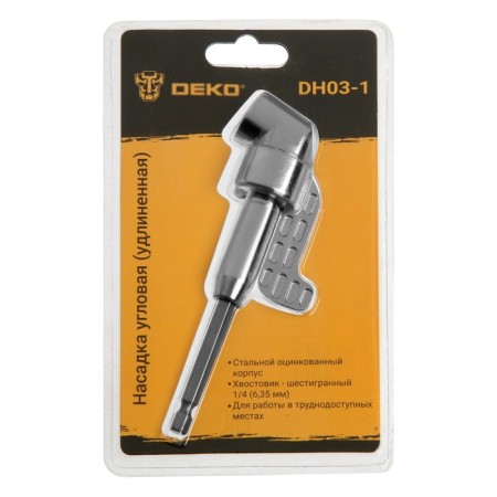 Corner nozzle for a screwdriver Deko DH03-1, elongated, for work in hard-to-reach places-3