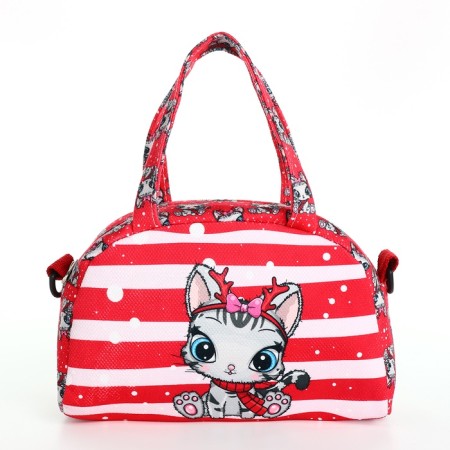 Bag Kid Kisya, 21*8*13.5, lightning departure, sling, red-2