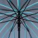 Umbrella - semi -automatic “stripes” cane, 8 spokes, r = 54 cm, gray/green color