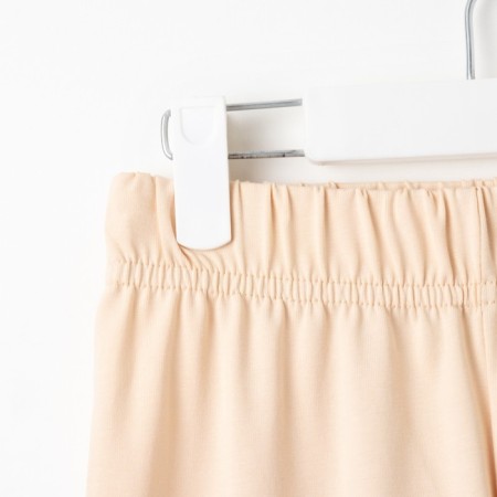 Pajamas for a boy (longshit, trousers) minku beige color, height 104-9