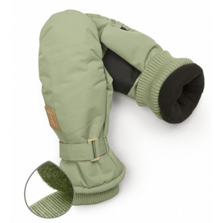 Children's mittens, size 17-18, khaki color-1