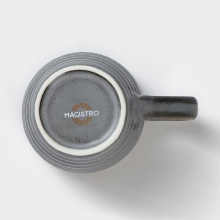 Porcelain mug Magistro Urban, 320 ml, gray color-3