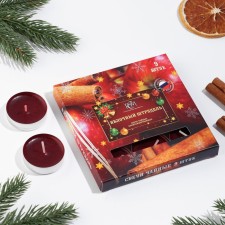 A set of tea candles flavored 