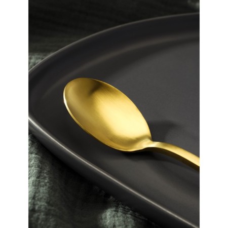 Spoon Magistro "Oska Standard", length 19.5 cm, gold color-1