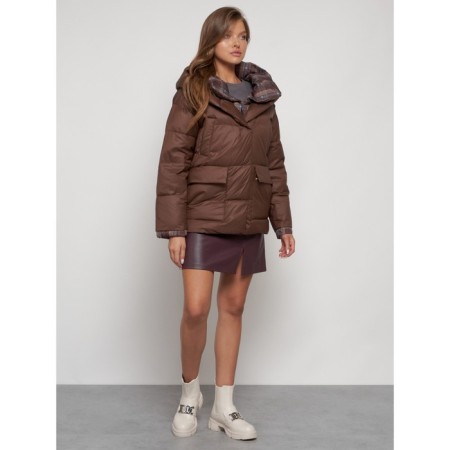 Winter jacket, size 48, brown color-2