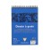 Notepad for drawings, A5, 180 g/m2, Clairefontaine 30 sheets, on the crest, granular paper
