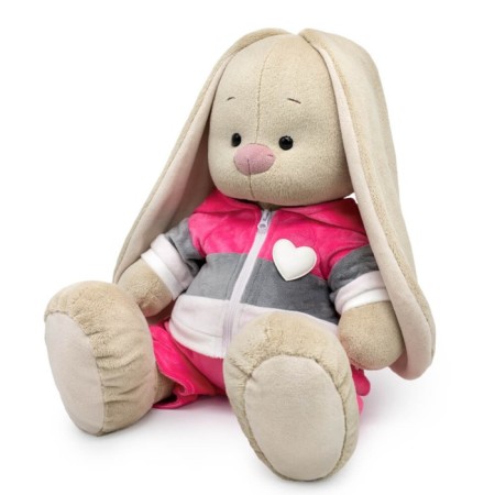 Soft toy "Bunny Bolshoi", in a suit in the Sport-Siky style, 34 cm-1