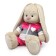 Soft toy "Bunny Bolshoi", in a suit in the Sport-Siky style, 34 cm
