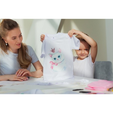 Thermalrotransfer with sparkles "Cat Princess", 15 × 20 cm-5