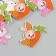 Buttons wood for creativity 2 punctures "bunny with carrots" set of 15 pcs 3.3x3.7 cm