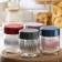 Glass Bank for bulk products "Circles", 400 ml, color mix