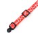 Fly collar "giraffe", 30 x 1 cm, red