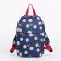 Baby backpack on lightning, 2 external pockets, blue color