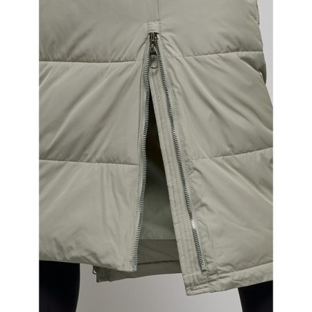 Coat insulated winter female, size 42, green color-11