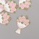 Decor for creativity Metal, enamel "Bouquet of flowers" 3.4x2.5 cm