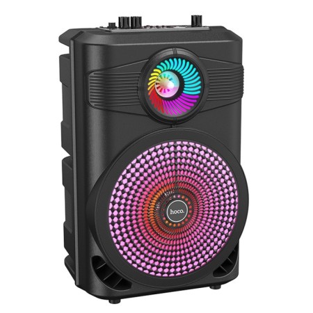 Portable column Hoco BS46, 10 W, 1800 mAh, BT5.0, Microsd, USB, AUX, FM, Mic, Black-1