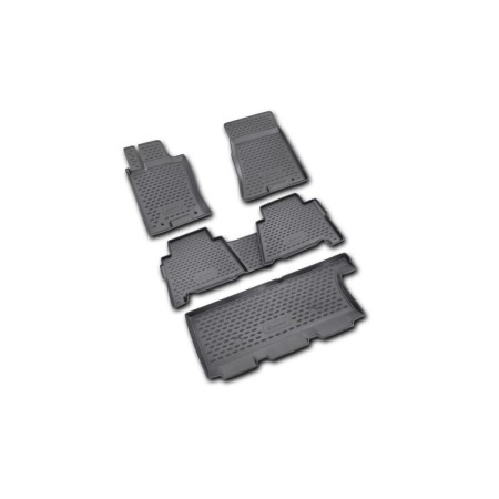 Rugs in the cabin Kia Mohave 10/2009-2016, 5 pcs. (polyurethane)
