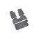 Rugs in the cabin Kia Mohave 10/2009-2016, 5 pcs. (polyurethane)