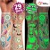 Set "Children's Tattoos", glow in the dark, 2 sheets